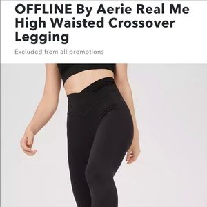 Aerie crossover leggings